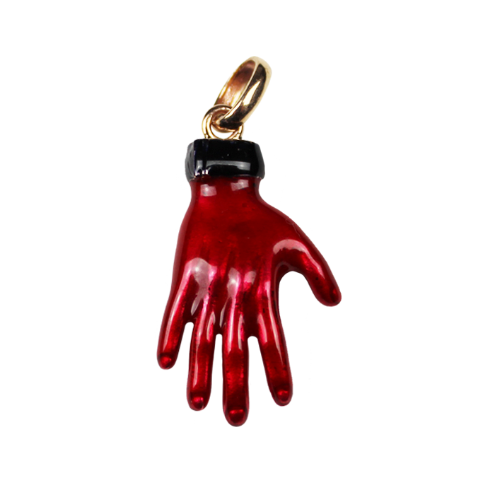 Nick Cave The Red Hand Charm.  Buy from the official Nick Cave store.