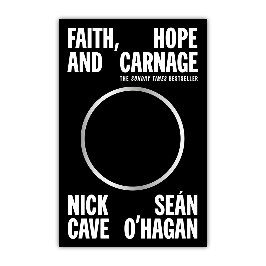 Nick Cave book: Faith Hope & Carnage (Paperback).  Buy from the official Nick Cave store.