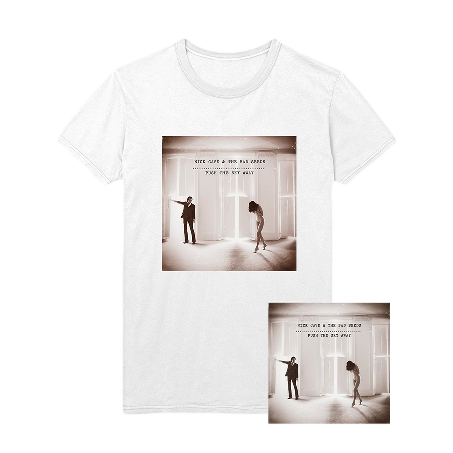 Push The Sky Away White Album T-Shirt + Album Bundle