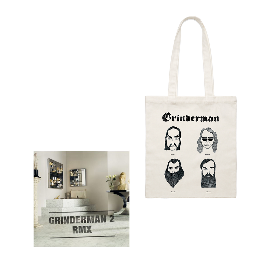 Grinderman Tote Bag With Grinderman 2 RMX Album Artwork