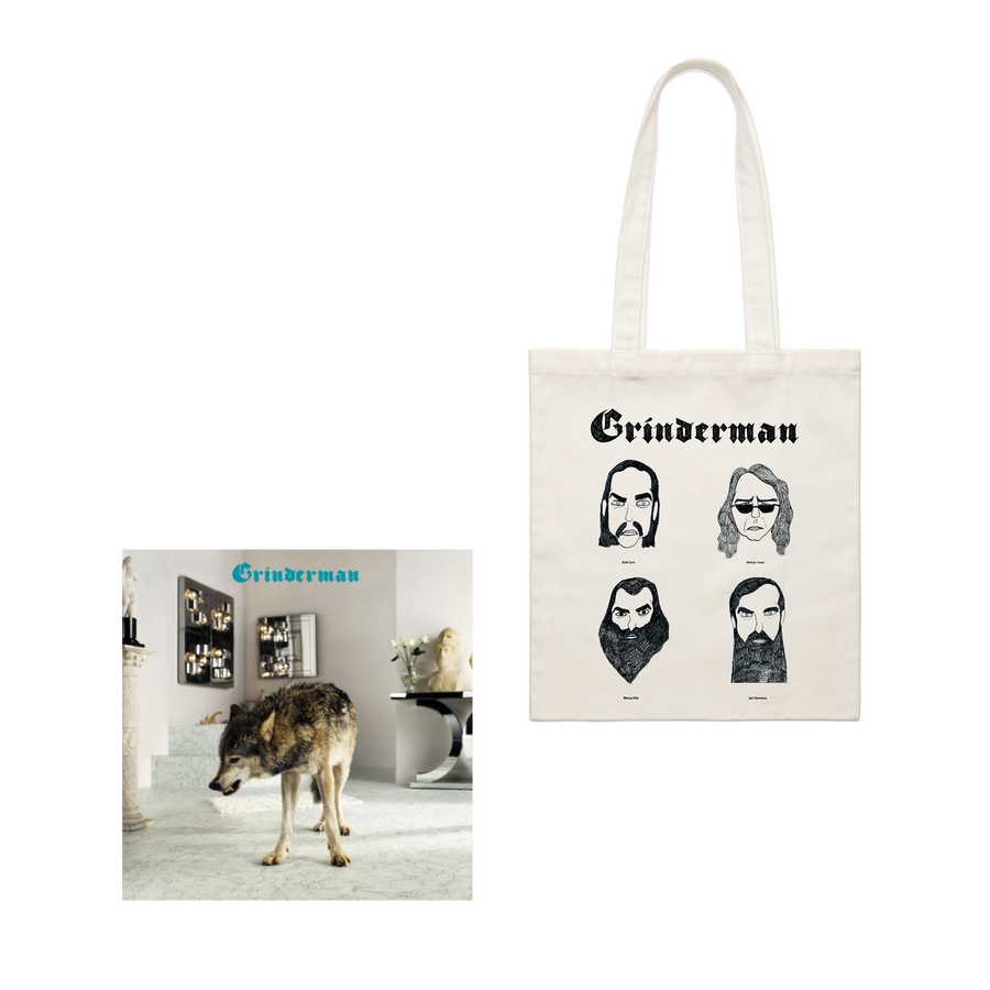 Grinderman Tote Bag With Grinderman 2 Album Artwork