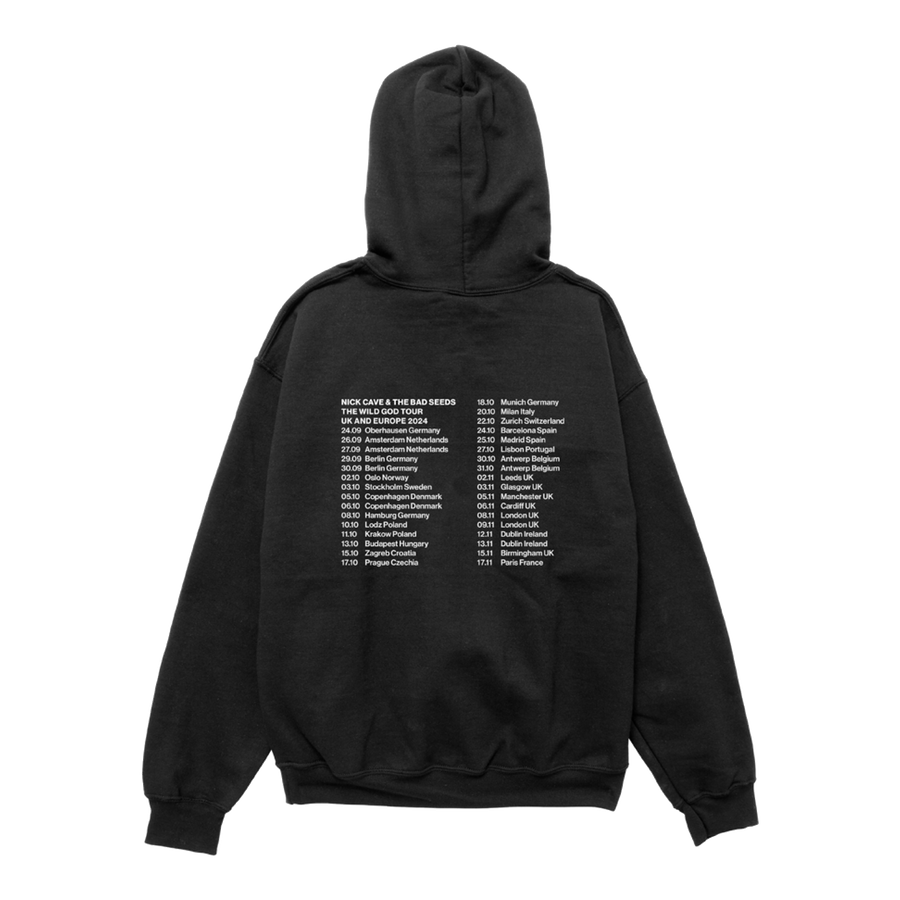 Wild God EU UK 2024 Tour Black Hoodie
