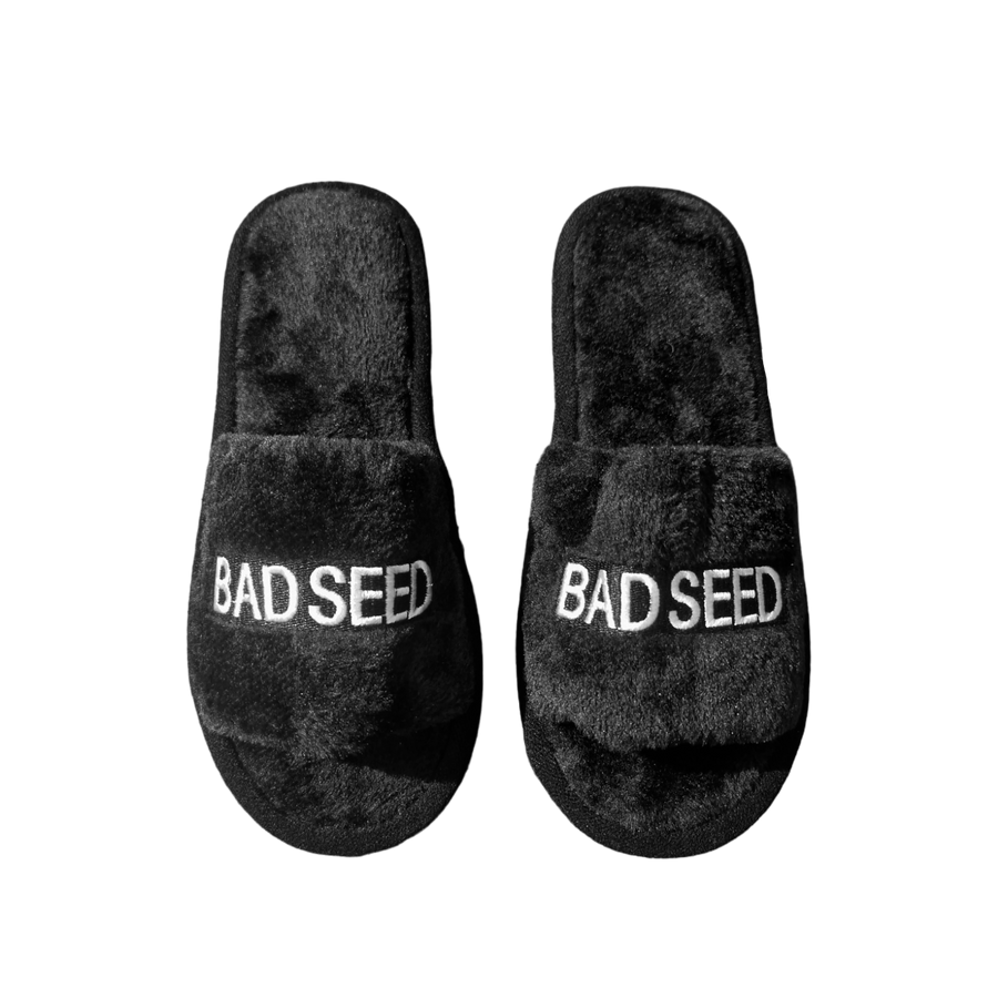 Bad Seed Fluffy Slippers