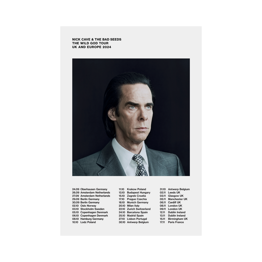 Wild God EU UK 2024 Tour Poster