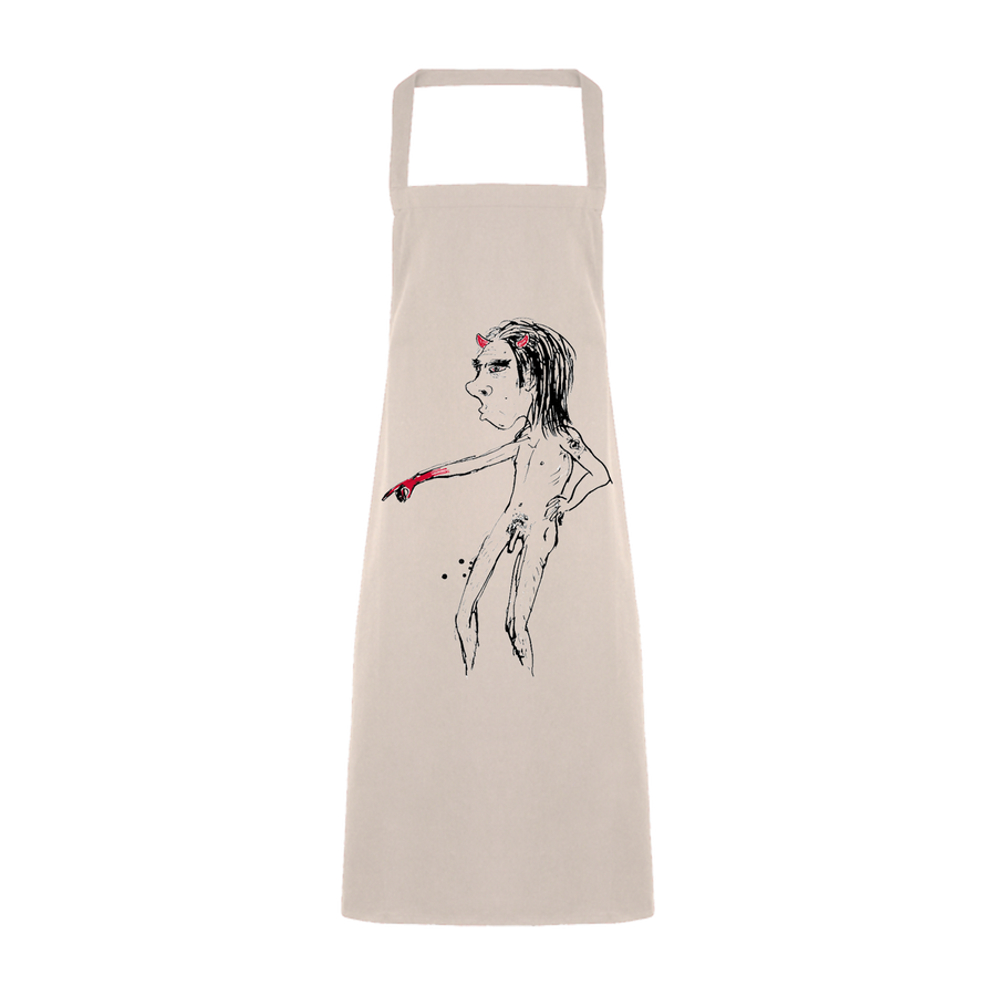 Nick Cave Naked Nick Apron.  Buy from the official Nick Cave store.