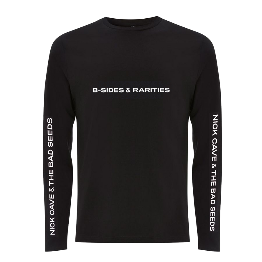 Nick Cave B-Sides & Rarities Black Long-Sleeve T-Shirt.  Buy from the official Nick Cave store.