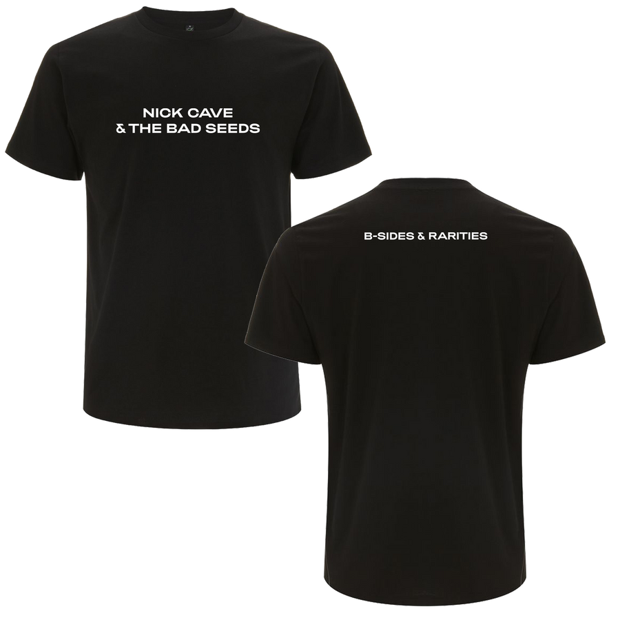 Nick Cave B-Sides & Rarities Black T-Shirt.  Buy from the official Nick Cave store.