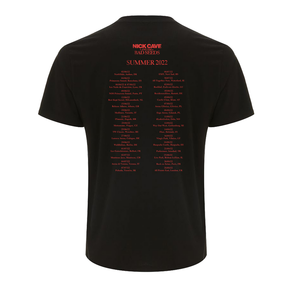 Nick Cave & The Bad Seeds Summer Tour 2022 T-Shirt