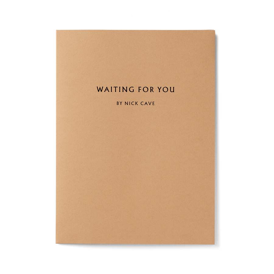 Waiting For You Limited edition lyric sheets