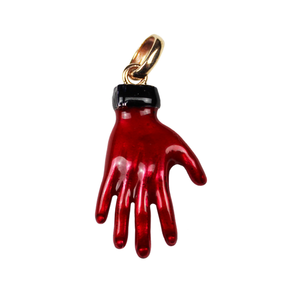 Red 2025 hand necklace