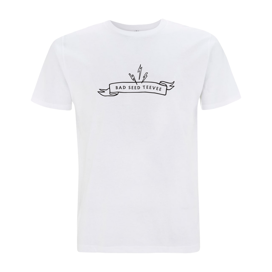 Nick Cave Bad Seed TeeVee White T-Shirt.  Buy from the official Nick Cave store.