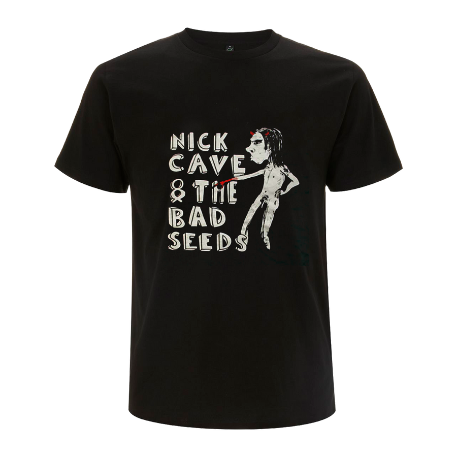 Nick Cave Loverman black t-shirt.  Buy from the official Nick Cave store.