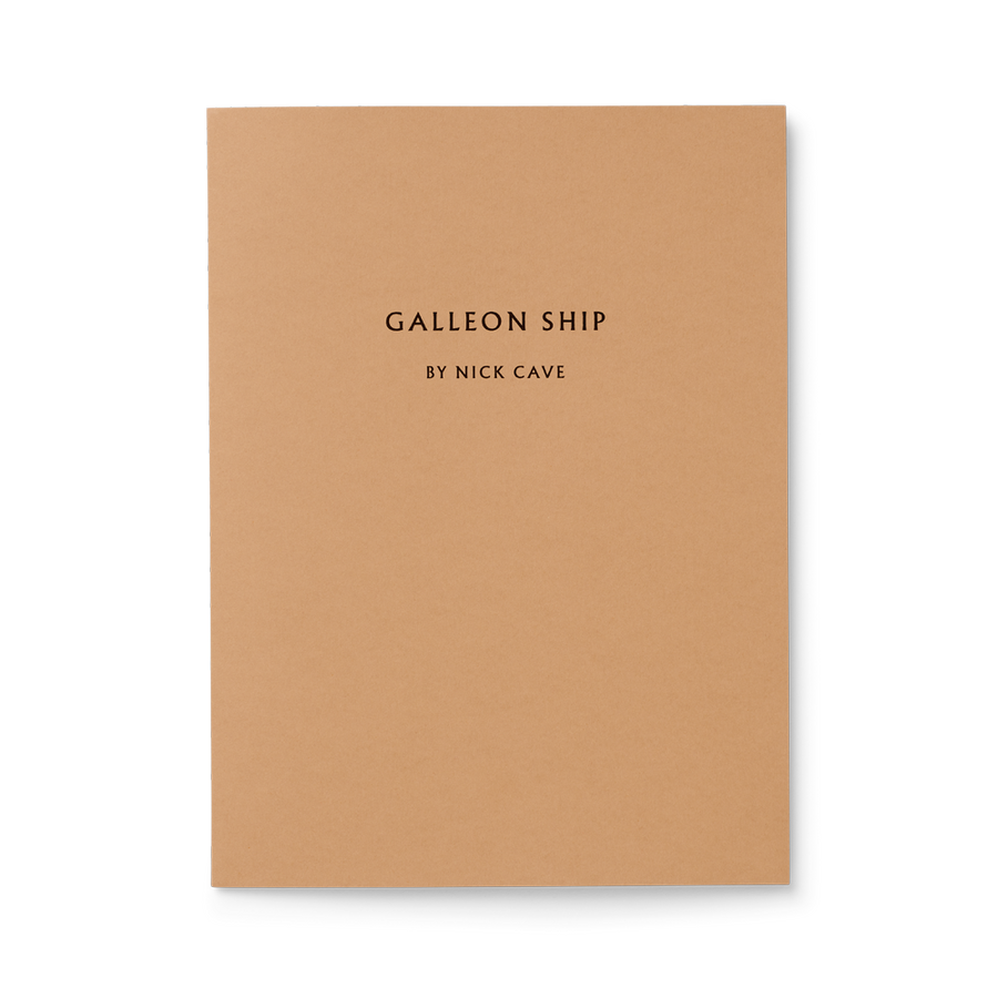 Galleon Ship Limited edition lyric sheets