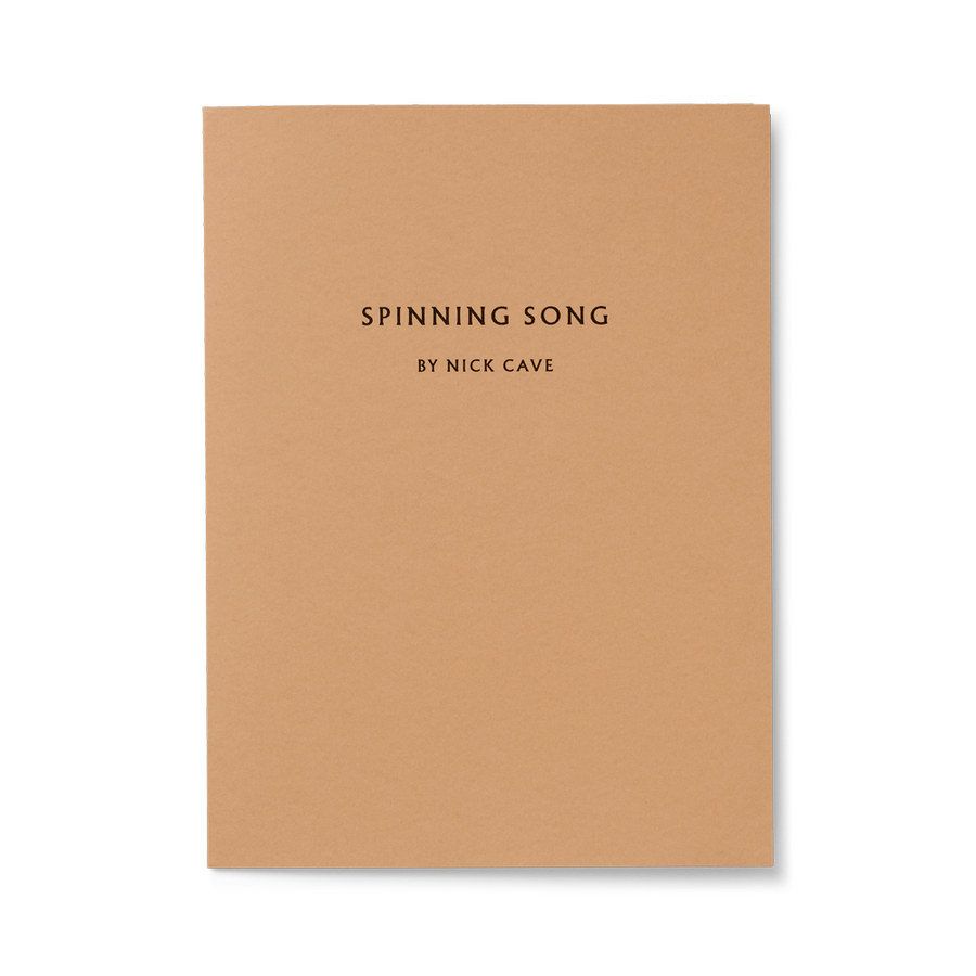 Spinning Song Limited edition lyric sheets