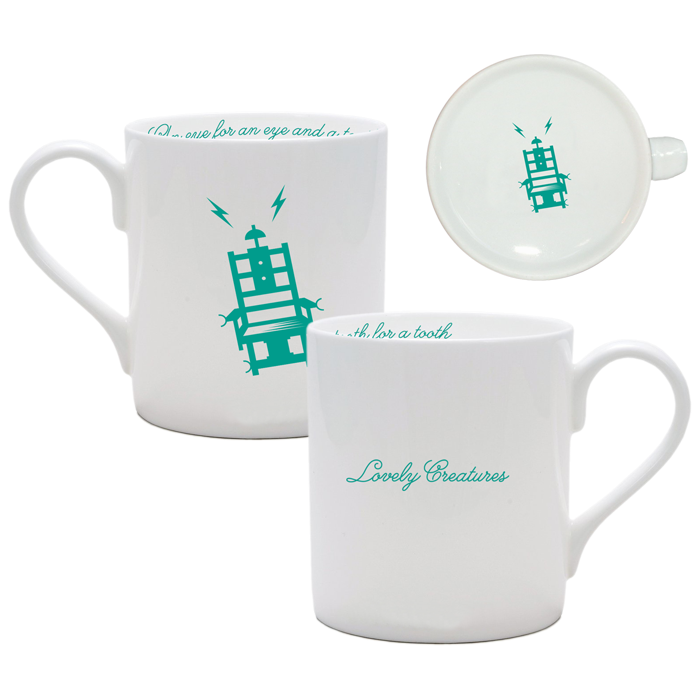 Nick Cave The Mercy Seat White China Mug.  Buy from the official Nick Cave store.