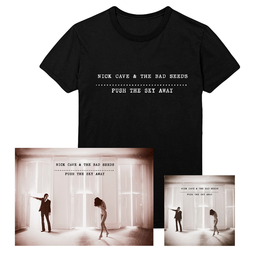 Push The Sky Away T-Shirt, Print + Album Bundle
